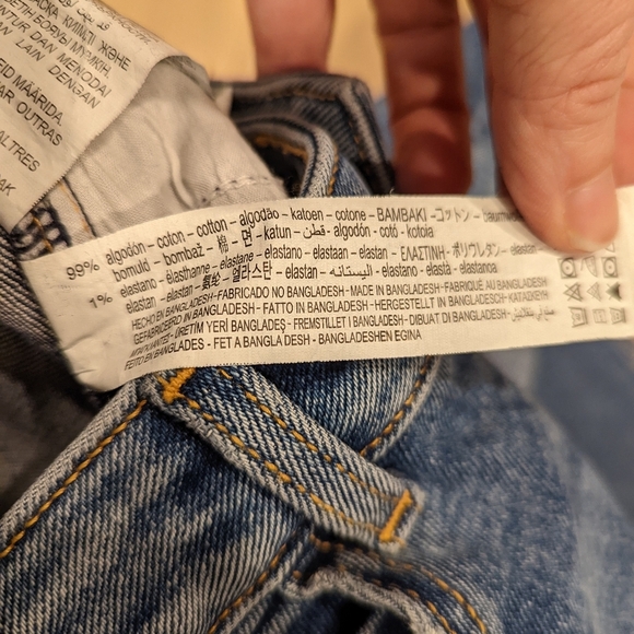 Zara straight jeans with raw hem - Picture 5 of 8